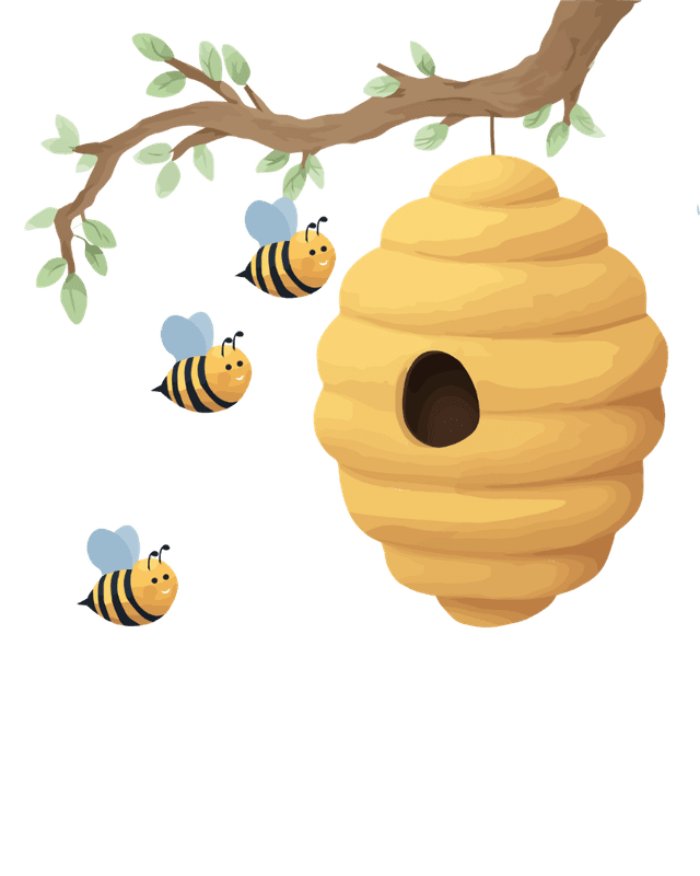 Right Honeycomb Hive