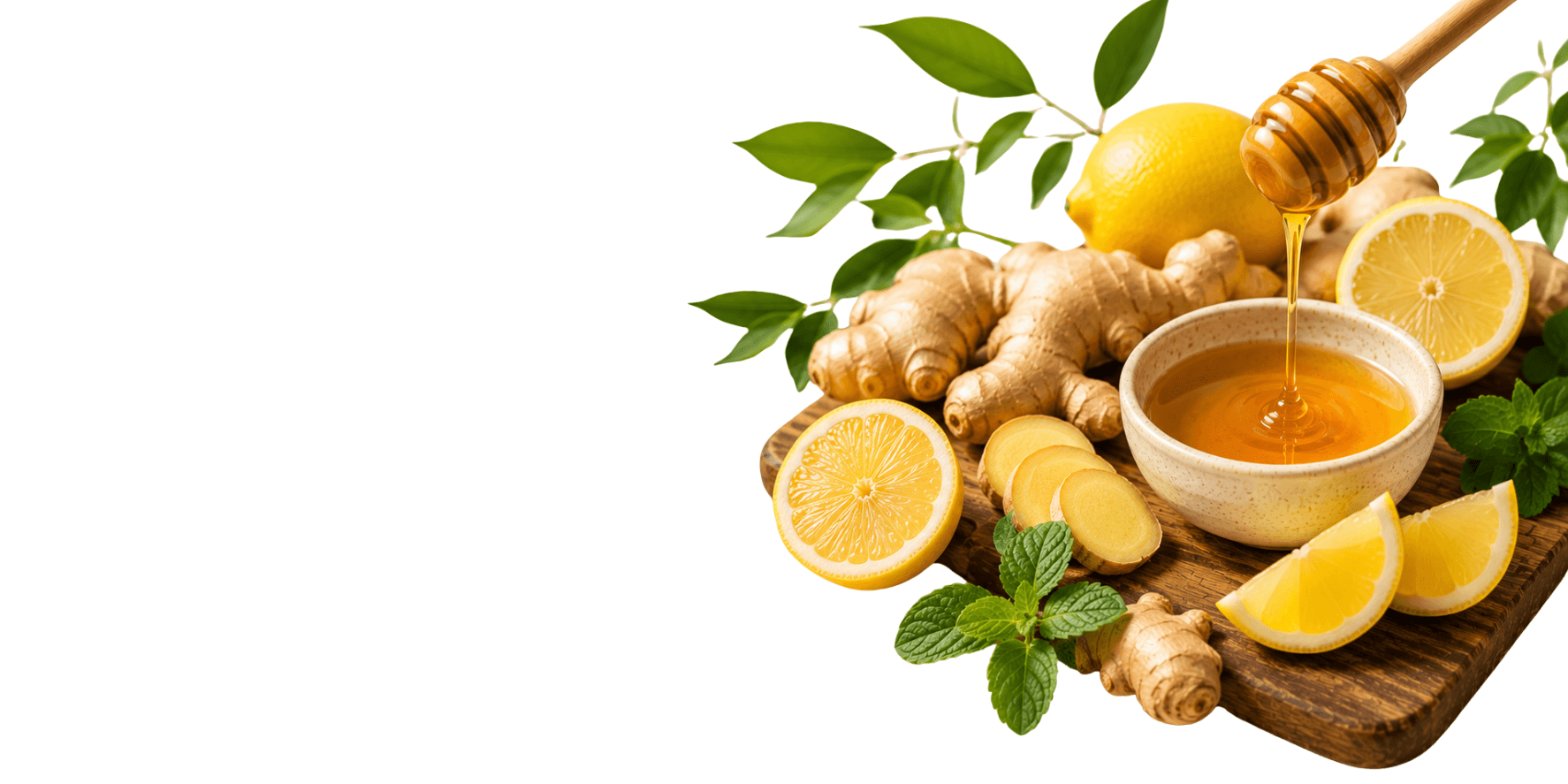GINGER & LEMON FOR DIGESTION & IMMUNITY