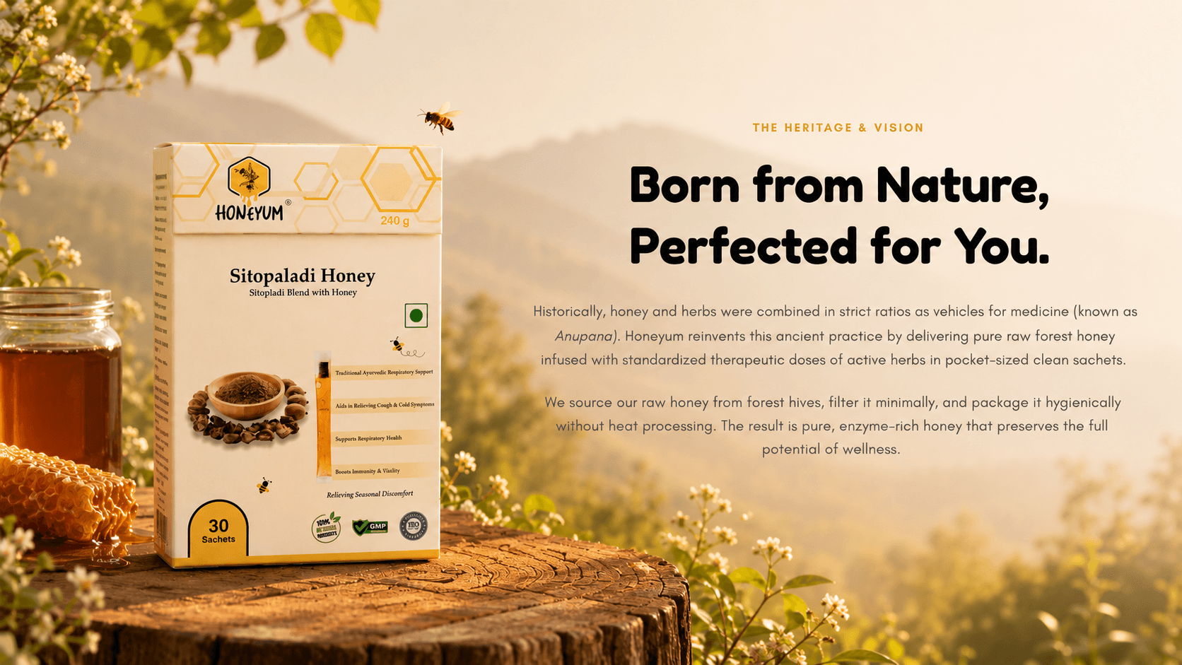Honeyum Heritage Background